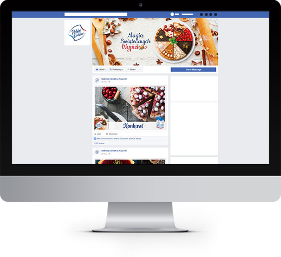 Social Media Marketing „Sekrety słodkiej kuchni”